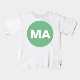 MASSACHUSETTS Kids T-Shirt